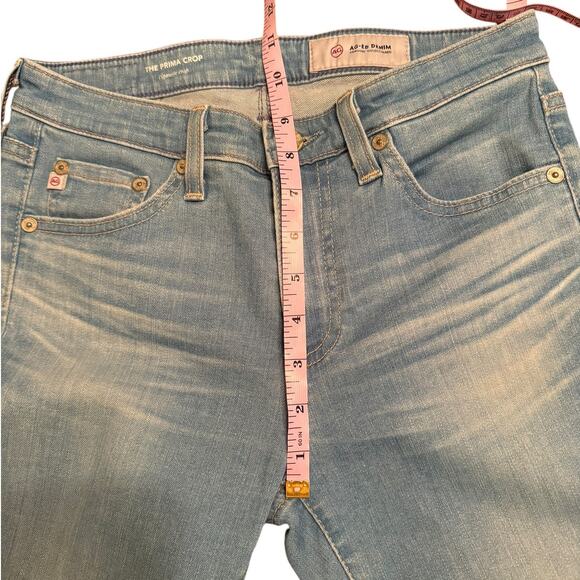 AG Adriano Goldschmied‎ The Prima Crop Light Wash Mid Rise Skinny Jeans 26 - Picture 7 of 9